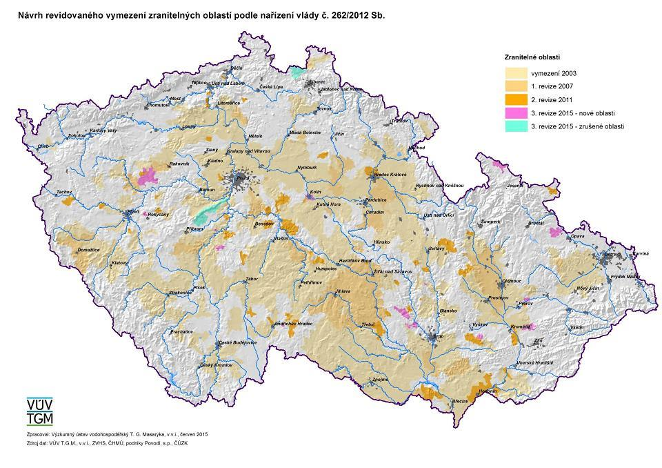 Změny ve vymezení zranitelných oblastí od 01.08.