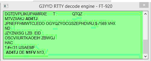 2 2T_2 Kliknutím na tlačítko Setup vyvoláte okno nastavení. Vyberte zvukovou kartu a RTTY dekodovací parametry. Jakmile máte nastavení hotové, klikněte na tlačítko OK a nastavení bude uloženo.