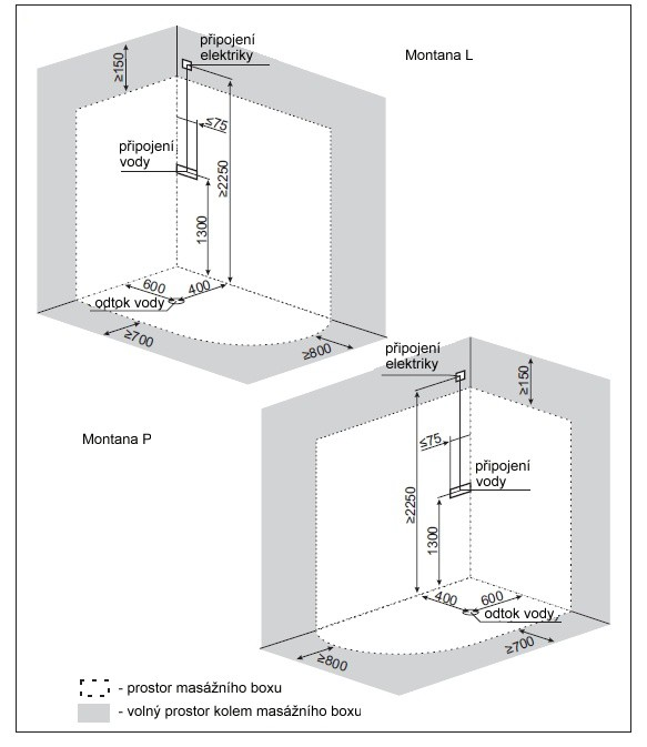 Technické parametry: Doporučený tlak průtoku 2-4 bar Doporučená teplota teplé vody: 55-65 C Doporučená teplota