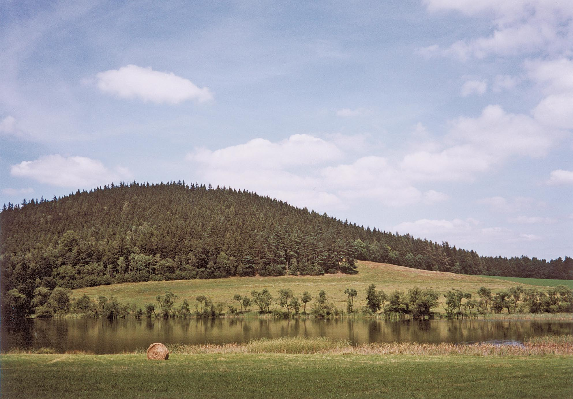 29. Malý Blaník a Býkovický rybník, který