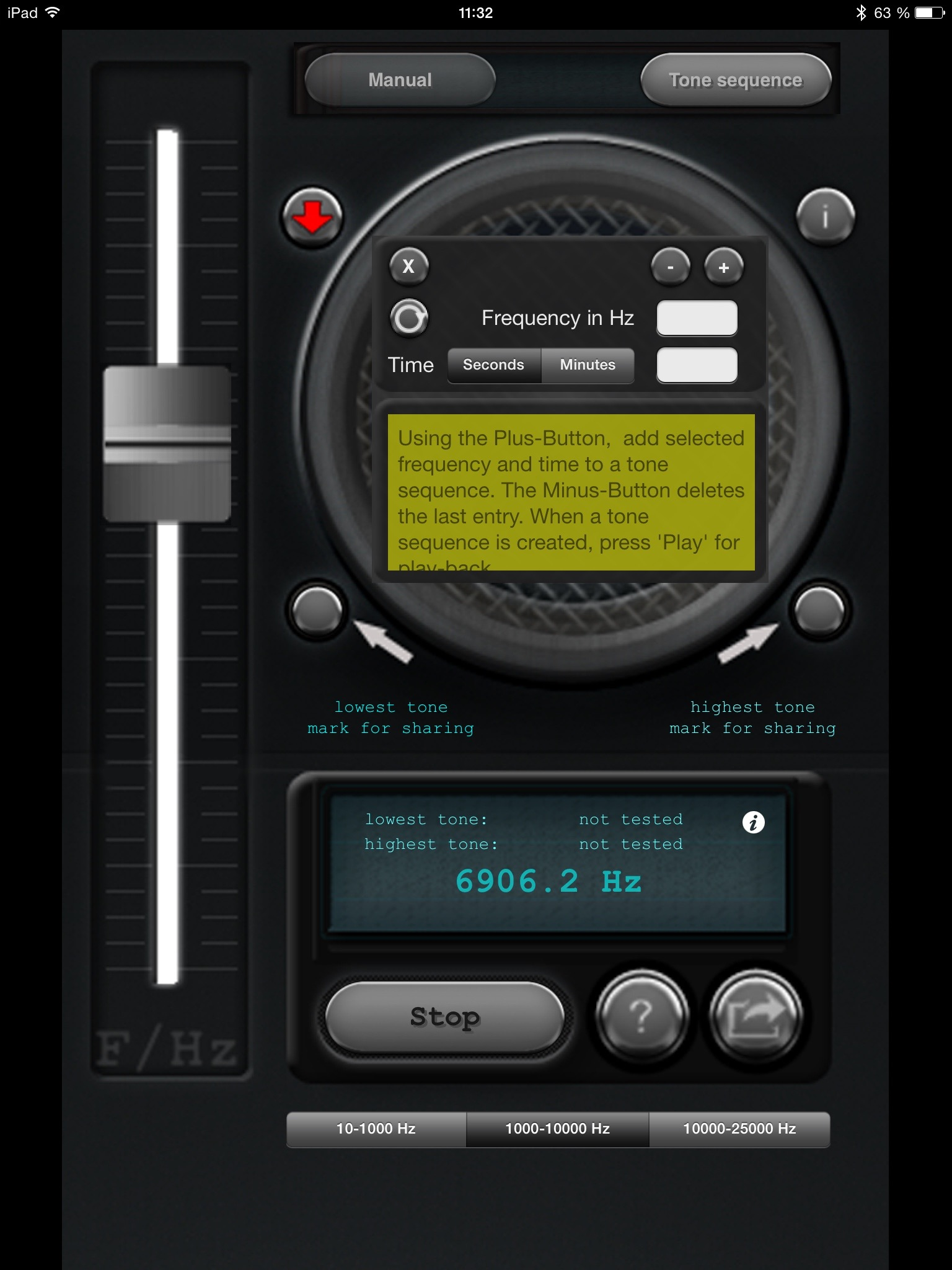 1.1.4 Spectrogram Doplňkovou aplikací pro Tone Generator pak