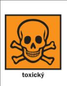 Zásady priority pro výstražné symboly nebezpečnosti Klasifikace vysoce toxický a toxický a současně dráždivý pro kůži nebo a současně Xn, Xi, C Nepoužije