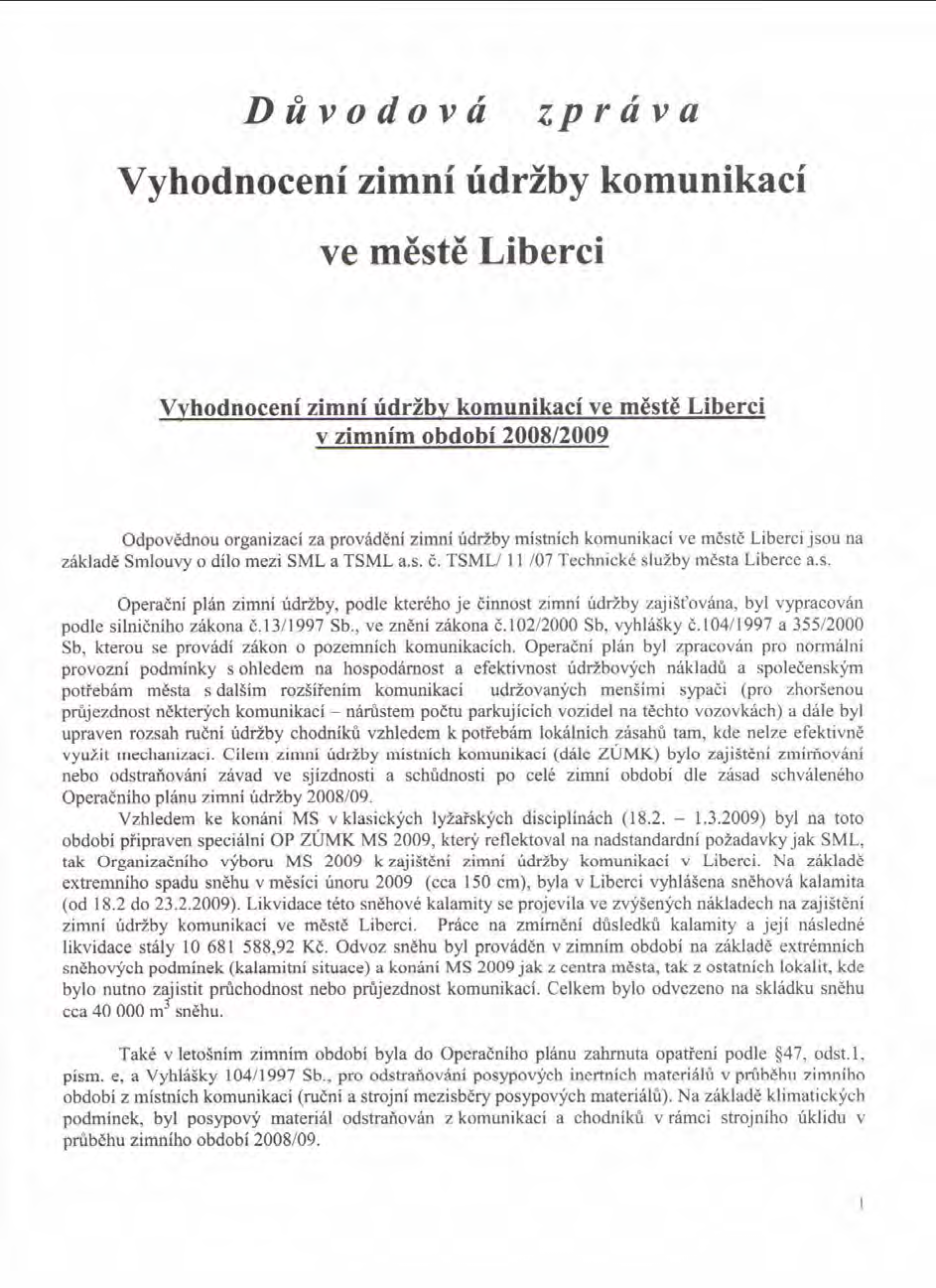 Příloha k usnesení č. 265/09 Příloha č.