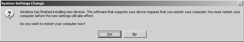 8. Poté, co proběhne restart počítače, se znovu přihlaste a spusťte software Rotor-Gene Q, jak je dále popsáno. RS-232 připojení pro Microsoft Windows XP 1.