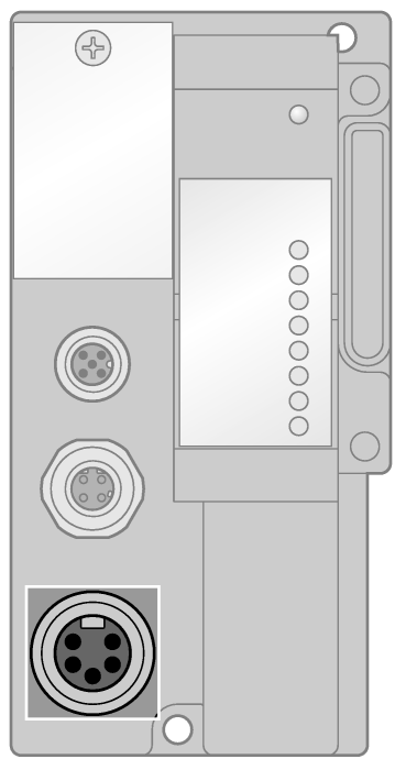 Osazení pinů a schéma napájení PROFIBUS-DP Slave Modbus TCP (master) Systém BL67 používá dva okruhy napájení.