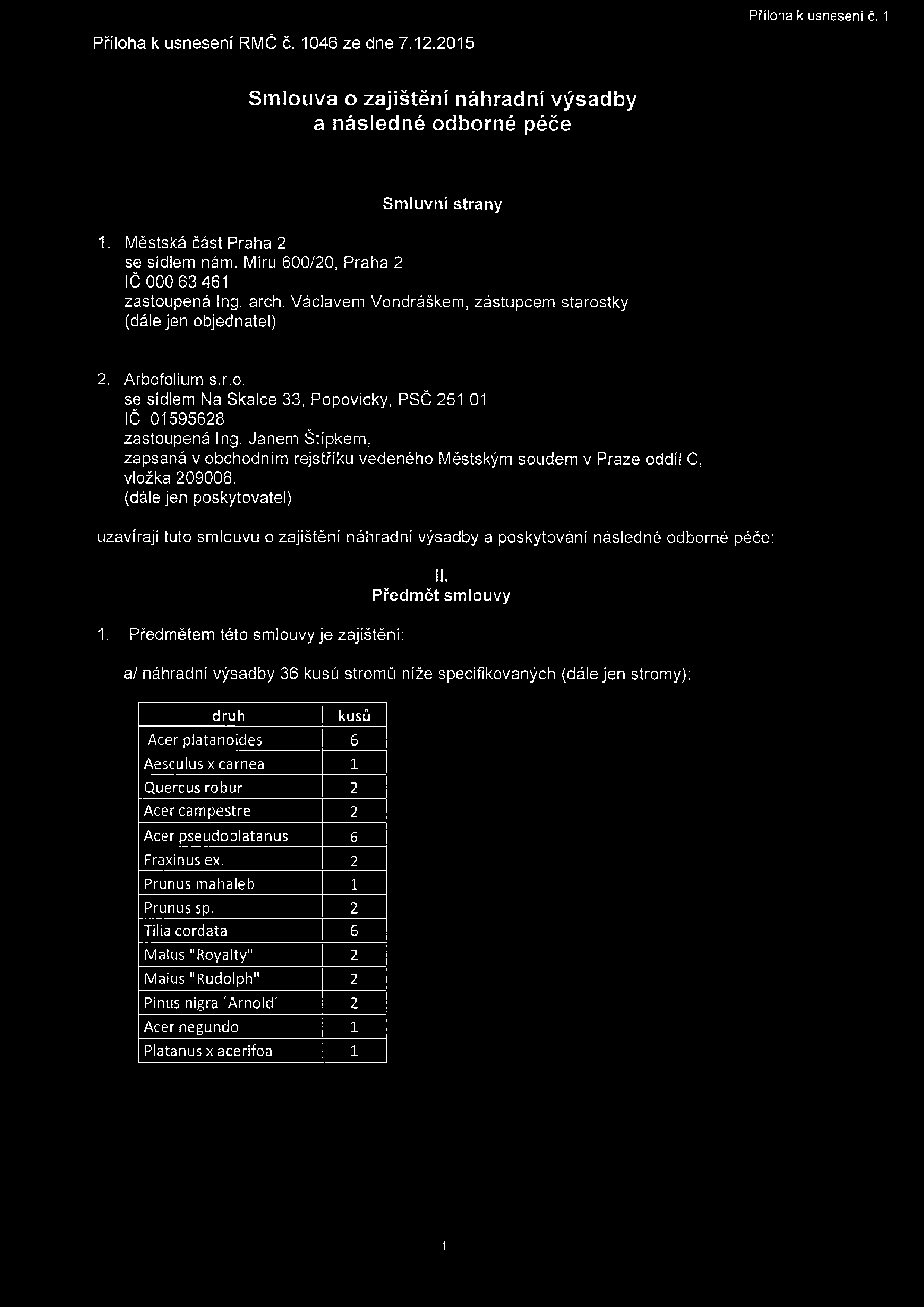Janem Štípkem, zapsaná v obchodním rejstříku vedeného Městským soudem v Praze oddíl C, vložka 209008.