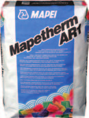 Mapetherm AR1 Jednosložková cementová malta pro lepení a stěrkování tepelně izolačních desek a provádění vnějších kontaktních zateplovacích systémů. Konzistence: prášek. Barva: šedá.