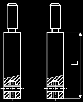 844 Tma a = 24 mm, b = 32 mm 844 Tmi a = 50 / 100 mm b = 32 mm 844 Tms Měřicí ramena, dorazy a upínače Upínače 844 Tma / Tmi - 844 Tma pro vnější rozměry, 844 Tmi pro vnitřní rozměry - na upnutí