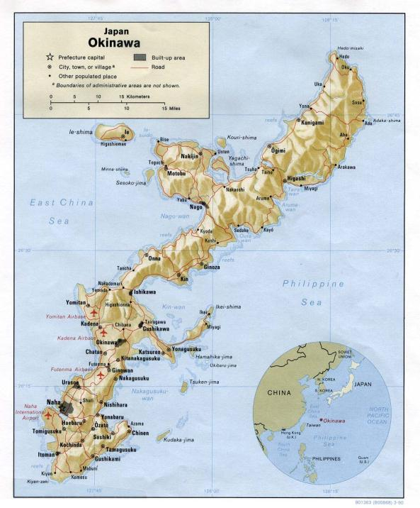 Okinawa a naša cesta karate a kobudo OKINAWA - križovatka v Pacifiku, kolíska karate OKINAWA je kriţovatkou v Pacifiku medzi Čínou, Taiwanom, Filipínami, Japonskom a Kóreou.