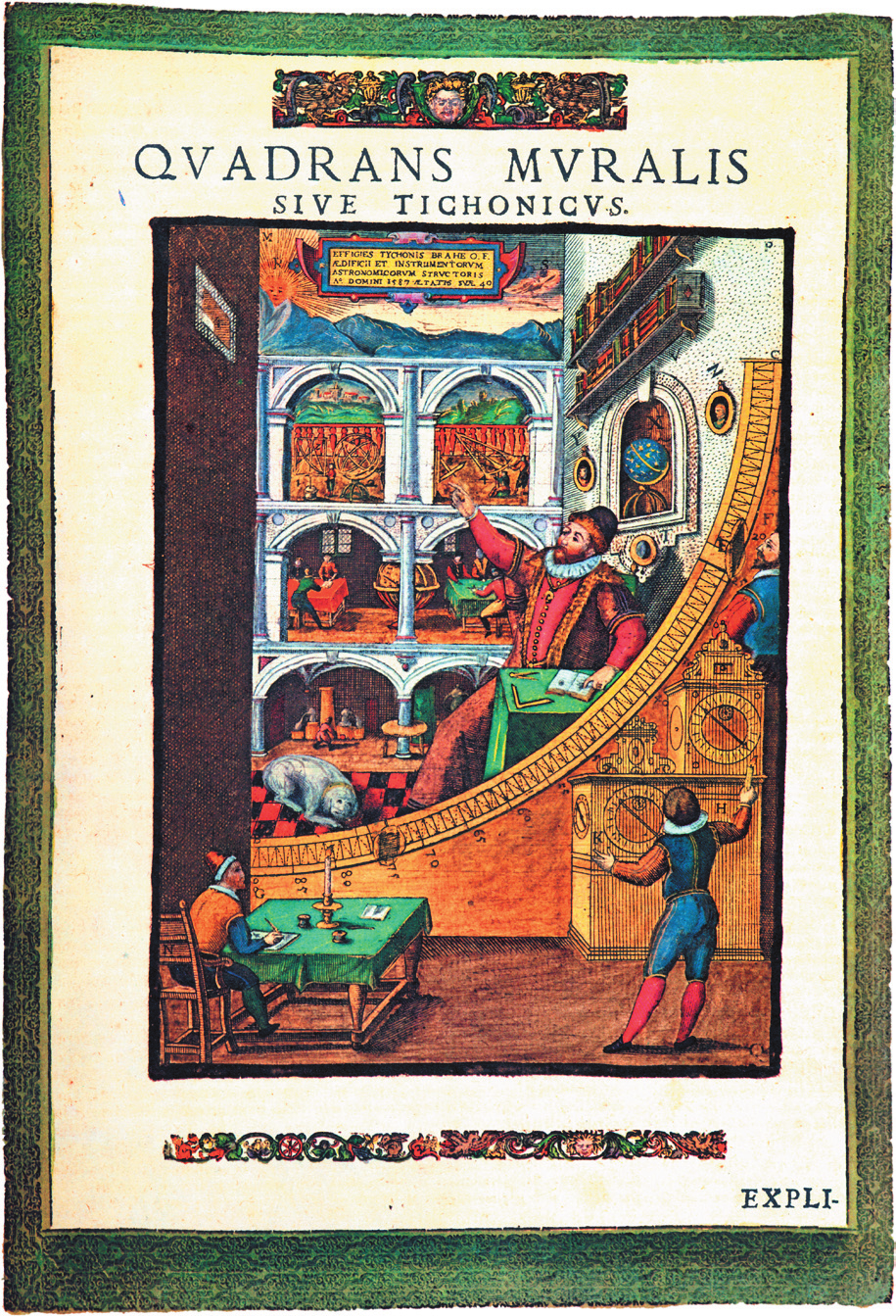 Kapitola 6 Gravitace Cíle Víte, že Tycho Brahe sice ještě neznal dalekohled, používal však jiné důmyslené pomůcky. Například velké kovové úhloměry tzv. kvadranty.