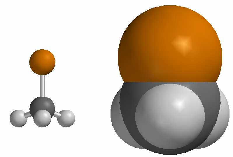 1. Na základě materiálních modelů popište distribuci elektronové hustoty v molekule methanu. Atom C přitahuje elektrony: a) méně než atom H b) více než atom H c) stejně jako atom H 2.
