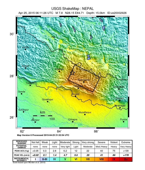 Shake Map