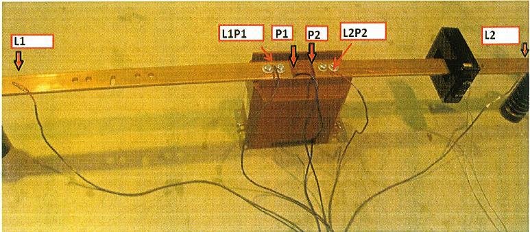 1.3.Zkoušky transformátorů 1.3.1. Oteplovací zkoušky Zkoušené transformátory mají být při této zkoušce připojeny 1 až 1,5m dlouhými přípojnicemi (viz. Obr.