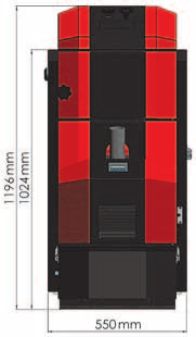 PŘEDNOSTI KOTLe Moderní kompaktní design Automatický provoz kotle řízený pokojovým termostatem zaručující vysoký komfort obsluhy Vysoká účinnost spalování nízká spotřeba paliva Vysokoúčinný rourový