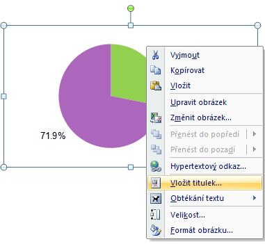 II.b Tipy pro práci s Wordem Automatické