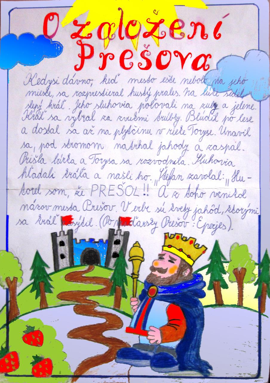 BÝVAM A CHODÍM DO ŠKOLY V MESTE PREŠOV O