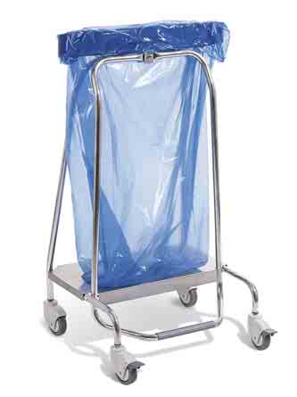 POLYESTER BAG NOT INCLUDED 617115 CARRELLO PER RIFIUTI Eʼ un carrello rifiuti innovativo!