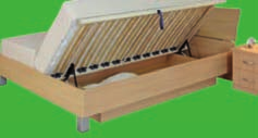 š/v/h: 115/82/50 cm (bez a) Posteľ s úložným om a roštom š/v/h: 166-186/82/215 cm š/v/h: 117/9/52 cm 54