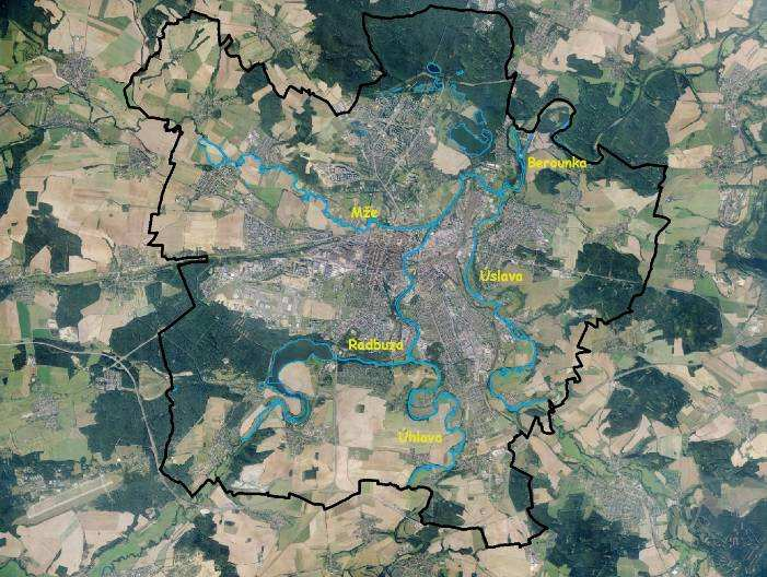 Město Plzeň na třech soutocích jedinečná
