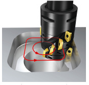 FSI VUT BAKALÁŘSKÁ PRÁCE List 18 Obr. 3.4 Metoda Circular milling. [1] 3.2.3 Plunge milling Obr.