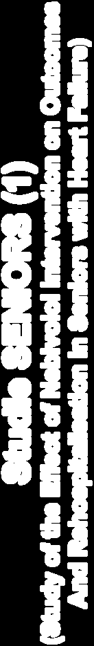 Nebivolol: Studie SENIORS Studie SENIORS (1) (Study of the Effect of Nebivolol Intervention on Outcomes And Rehospitalisation in Seniors with Heart