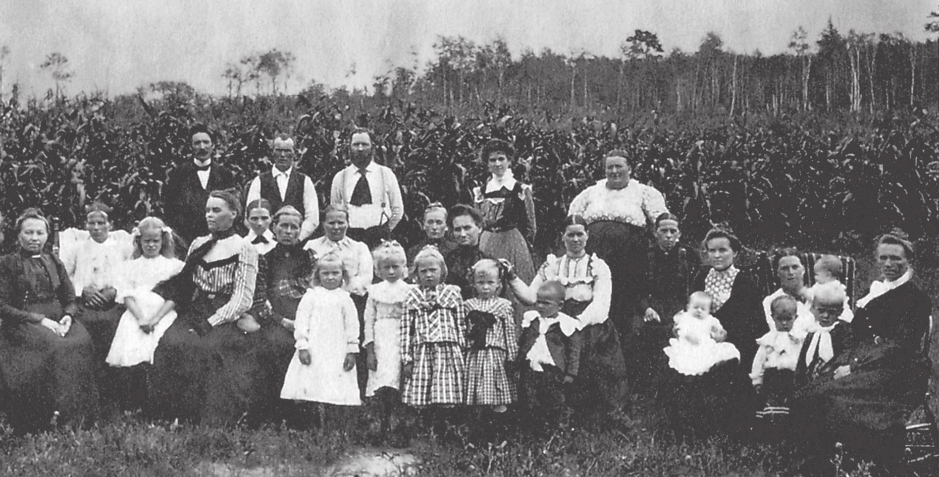 Formy manželství 2 Rozšířená rodina (Minnesota, USA, 1895): život na farmě kladl vysoké nároky na dostupnost pracovních sil. dě pobytu (například lovu) v odlehlých oblastech.