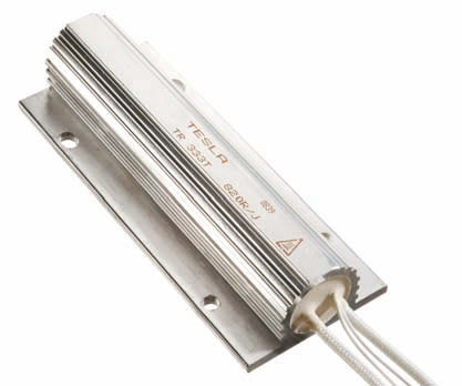 TR 1 TR 6 - drátové výkonové rezistory v Al pouzdru - wire-wound power resistors in Al case 4. 5.4 8 Ø5.4-2x 1.5mm 2 55.5 max. 45 TESLA TR 1 0852 120R/J 0 max. L L 2 L 1 00 min.