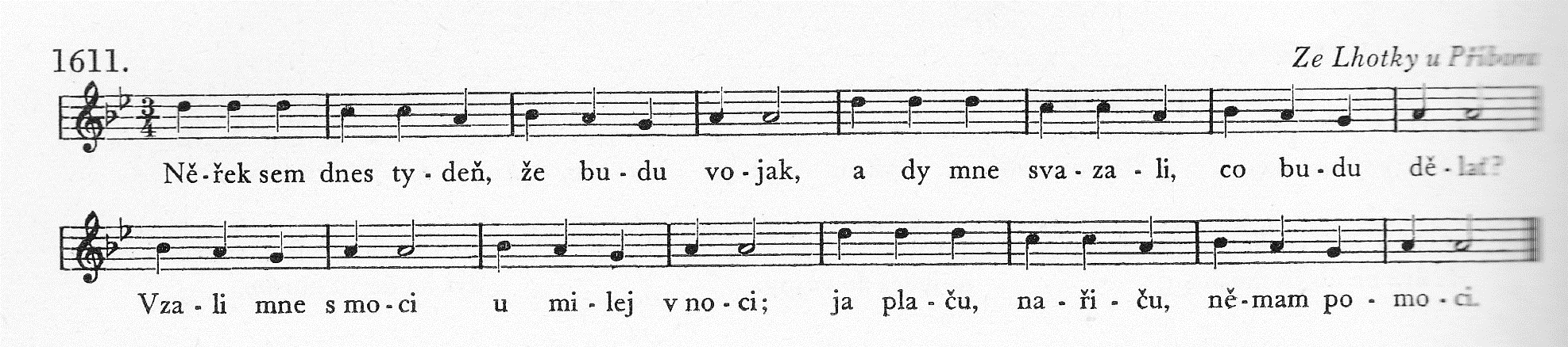 BARTOŠ, František. 1882. Nové národní písně moravské s nápěvy do textu vřaděnými. Brno: Karel Winiker 1882. BARTOŠ, František (ed.). 1889. Národní písně moravské, v nově nasbírané.