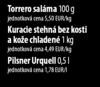 cena 1,65 EUR/kg