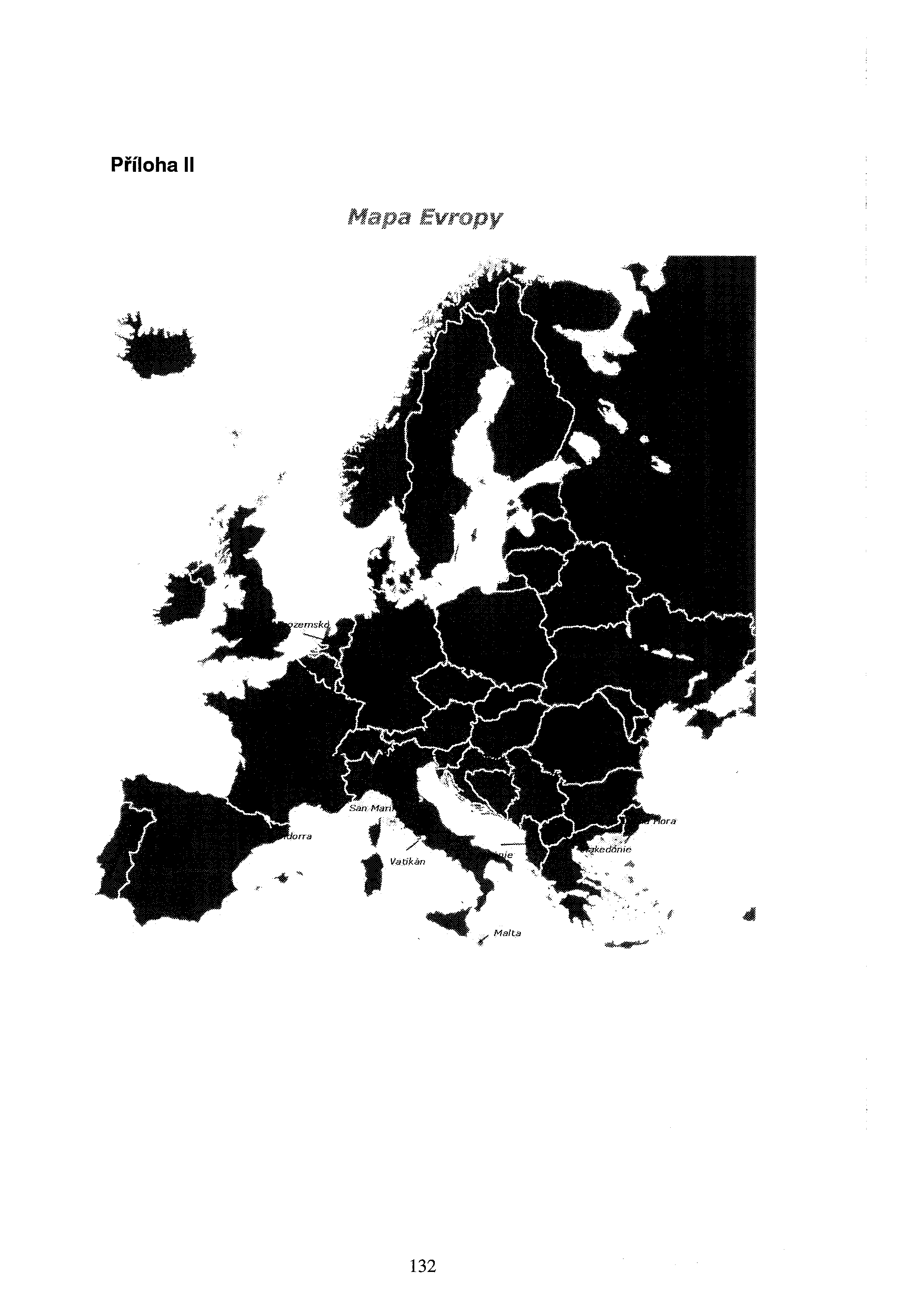 Příloha II Mapa