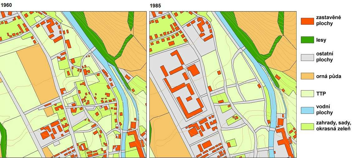 Obr.50: Výstavba části sídliště Zelená Louka (zdroj: vlastní návrh) Se vzrůstající koncentrací městského obyvatelstva a neestetickou přeměnou urbanizovaného prostoru rostla i potřeba rekreace a