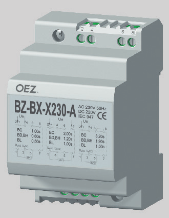 BLOK ZPOŽDĚNÍ Ostatní příslušenství kompaktních jističů Typ Kód výrobku Popis Hmotnost [kg] Balení [kus] BZ-BX-X-A 6696 - umožňuje zpozdit vypnutí podpěťové spouště jističů, - zpoždění lze nastavit