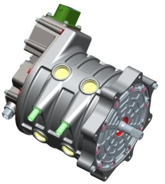 Hlavní elektronické systémy modelu Soul EV 12 Elektromotor Elektromotor v elektrickém voze převádí