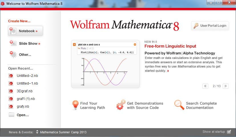 7. Zadávání dvojných integrálů do programu Wolfram athematica V této kapitole si ukážeme, jak používat program athematica od společnosti Wolfram Research na výpočet dvojných integrálů.
