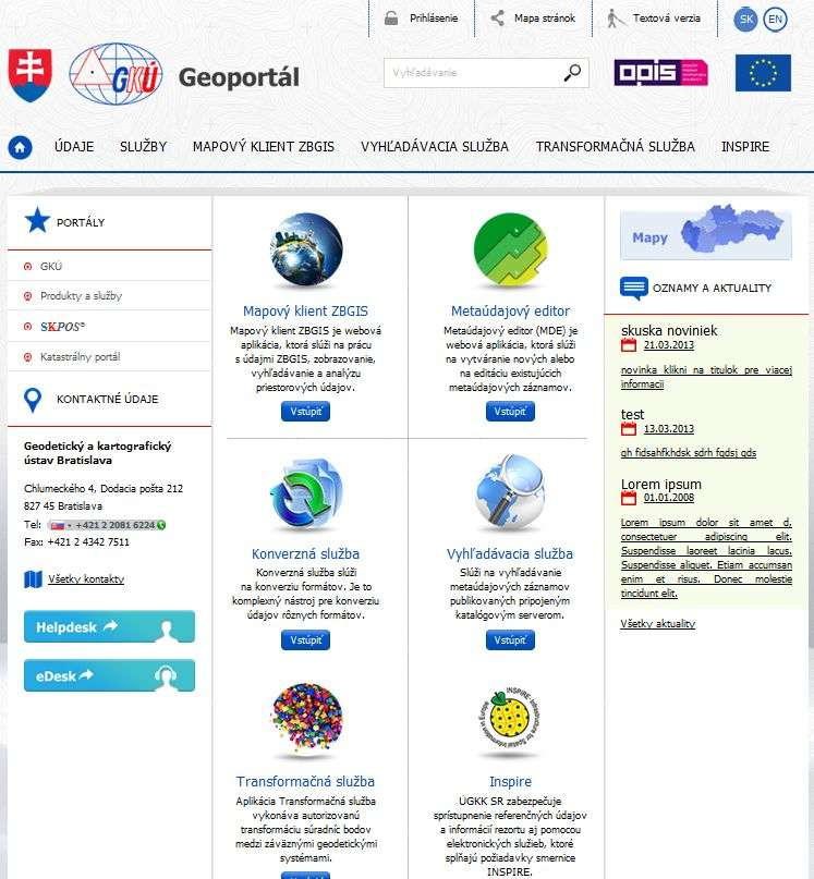 GEOPORTÁL -