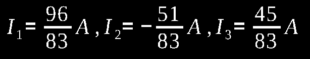 b)druhý Kirchhoffův zákon součet napětí ve smyčkách (smyčky jsou v obvodu tři ABCD, ABEF, DCEF. Ale jsou lineárně závislé šikovně sečtené rovnice dvou smyček dávají dohromady rovnici ke třetí smyčce.