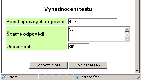 z potenciometrie, jejich vyhodnocení a správná řešení. Obr.