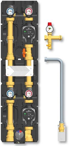 1) Výrobek: KOTLOVÝ MODUL HEAT BLOC TE1 - oddělovací modul s deskovým výměníkem 2) Typ: PAW.TE1 DV16-DN25 PAW.TE1 DV30-DN25 PAW.