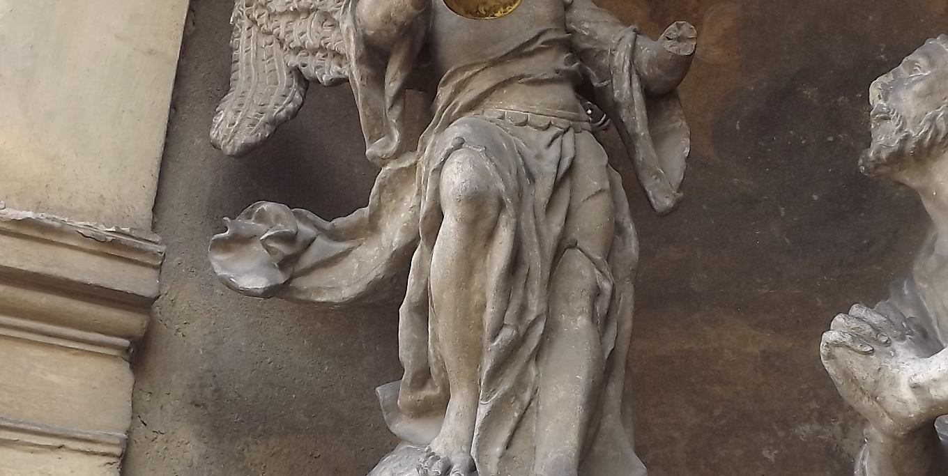 Anděl, 1754, mušlový
