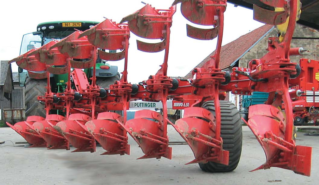 Obr. 33 Návěsný pluh Pötinger SERVO 6.