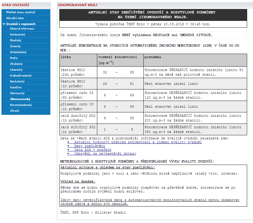 Informace o