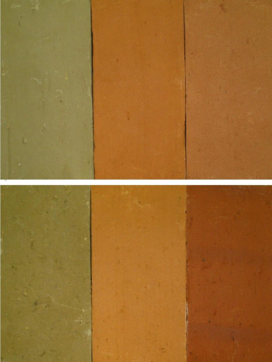 4.5.4 Barva střepu Barva je důležité kritérium pro hodnocení střešních tašek, ačkoliv na funkci nemá vliv.