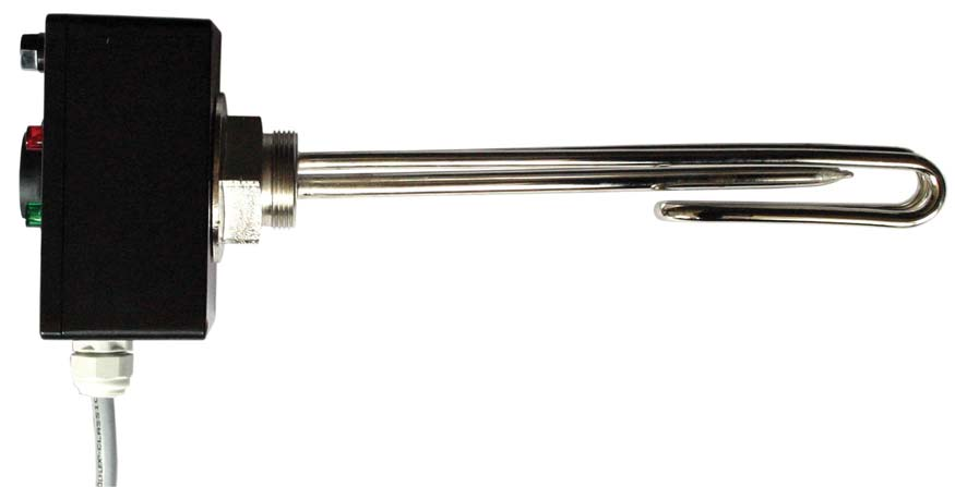 2 - Stainless-Steel Heating Element with thermostatic head, single-phase, fixed connection 2.