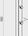 stĺpik je určený pre nášľapné plochy do 12-tich metrov - stĺpik je vhodný do priestorov s väčším pohybom osôb Tento typ stĺpiku neponúkame samostatne, len