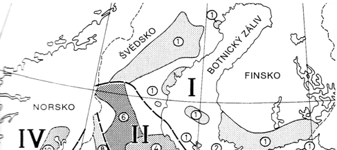 ortocerový vápenec, cihlovitý vápenec (porézní, nezaoblené, žlutohnědé souvky připomínají úlomek cihly), silurský korálový vápenec z Gotlandu (bělavý útesový vápenec se zbytky korálů a stromatopor).