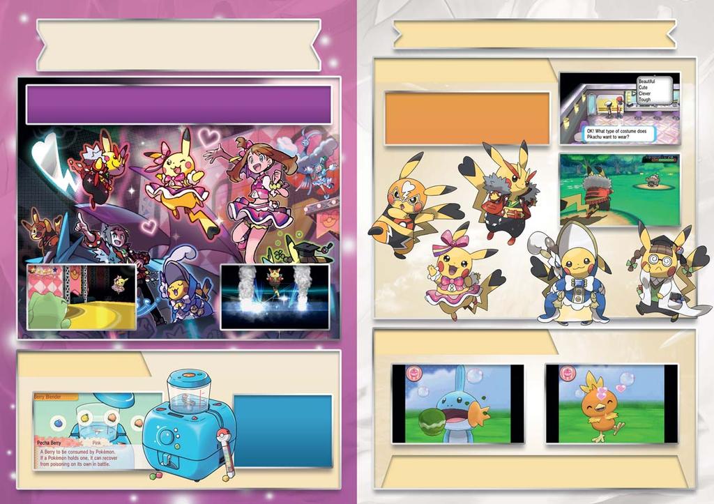 SoutEž Pokémoní spektákl º Nové zpusoby hraní Cosplay Pikachu Pokémoni sice mají rádi bitvy, ale rádi se s vámi zúčastní i soutěže Pokémoní spektákl!