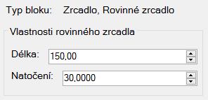 4.4 Editace bloku Blok je pouze souhrnný pojem pro všechny zrcadla a hranoly.