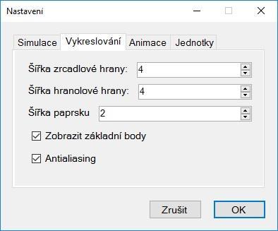 6 Nastavení Obrázek 21 - Nastavení K nastavení se lze dostat přes horní lištu (menu), záložka Možnosti a poté Nastavení. Tím se otevře dialogové okno s nastavením.