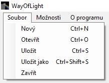 2 Uživatelské prostředí Uživatelské prostředí (zobrazeno na obrázku 1) je rozděleno na tři části horní menu/lišta, pravý postranní panel a plátno.