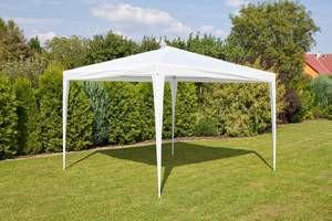 Altán PARTY II, 2,4 x 2,4 m, white ALTÁN PARTY WHITE. Rozměr: 2,4 x 2,4 m, materiál PE 100G, průměr trubek 18/18/18 mm, tloušťka 1 mm, bílá barva.